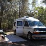 <p align=left>Nous passons trois nuitées au Indian Forest à San Augustine, Floride.